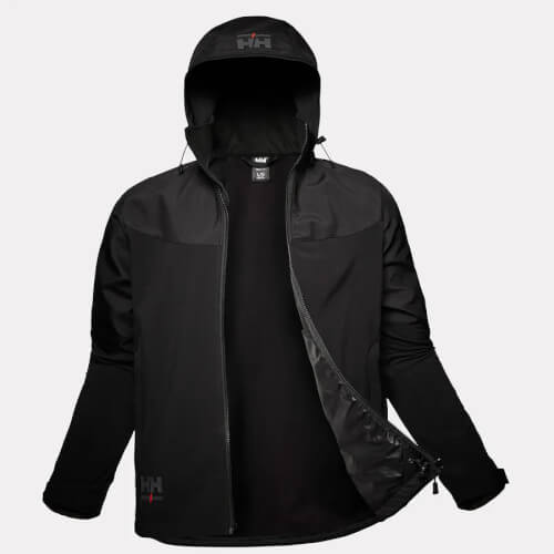 74290 Oxford zwarte softshell werkjas