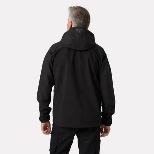 74290 Oxford zwarte softshell werkjas