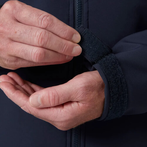 74290 Oxford marineblauw softshell werkjas