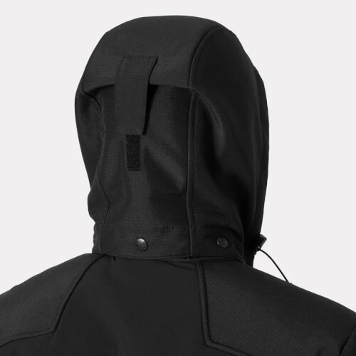 74291 Oxford zwarte softshell winterjas