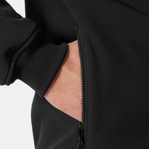 74291 Oxford zwarte softshell winterjas