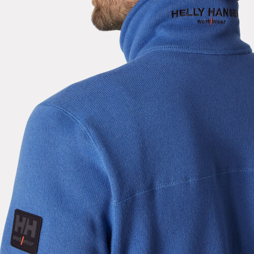 72250 Kensington blauwe fleece werkjas