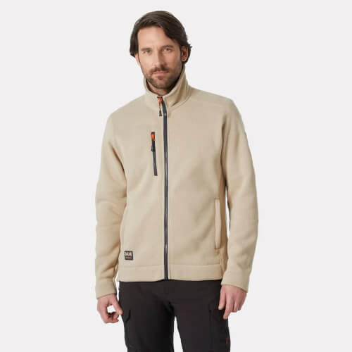 72250 Kensington beige fleece werkjas