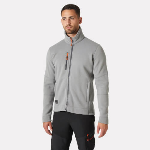 72250 Kensington grijze fleece werkjas