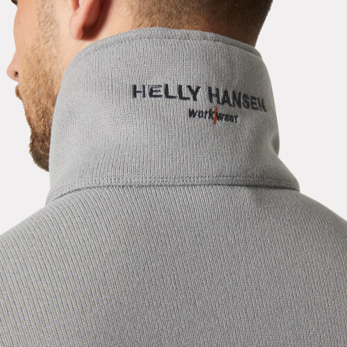 72250 Kensington grijze fleece werkjas