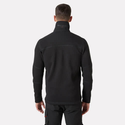 72250 Kensington zwarte fleece werkjas