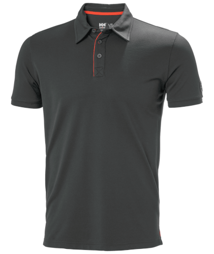 Helly Hansen 79248 Kensington Tech donkergrijze werkpolo