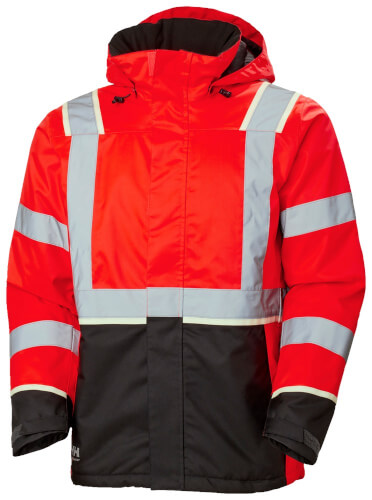 Helly Hansen 71355 UC-ME fluo rode winter werkjas