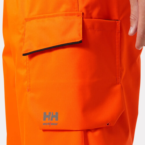 71456 UC-ME fluo oranje winter werkbroek