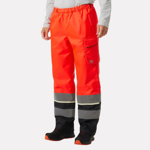 71456 UC-ME fluo rode winter werkbroek