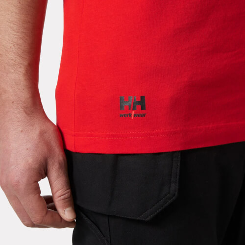 Helly Hansen 79161 Classic rood 220 T-shirt voorzijde onderkant