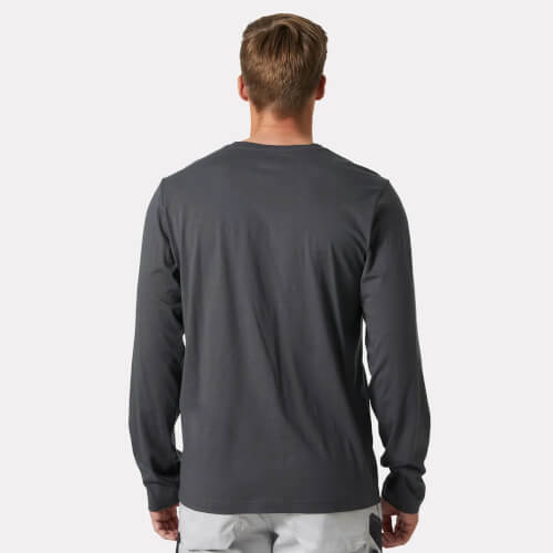 79169 Classic donkergrijs longsleeve shirt