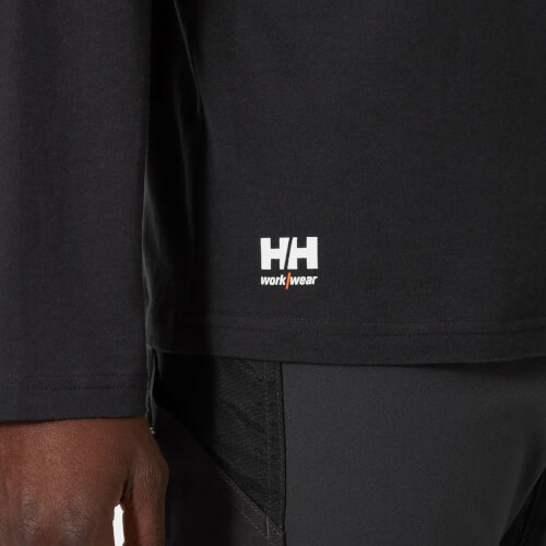 79169 Classic zwart longsleeve shirt