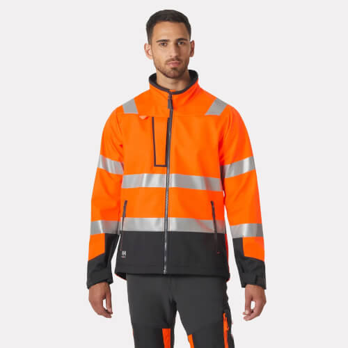 74095 Alna 2.0 fluo oranje softshell werkjas