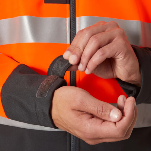 74095 Alna 2.0 fluo oranje softshell werkjas