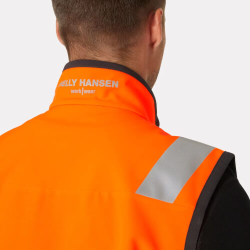 Helly Hansen 74030-269 Alna 4X Tech werkvest logo op kraag