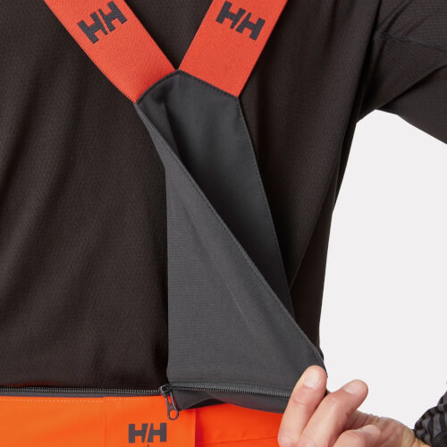 71493 Alna 2.0 fluo oranje werkbroek met bretels