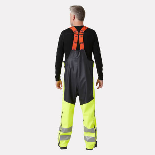 70596 Alna 2.0 fluo gele regenbroek met bretels