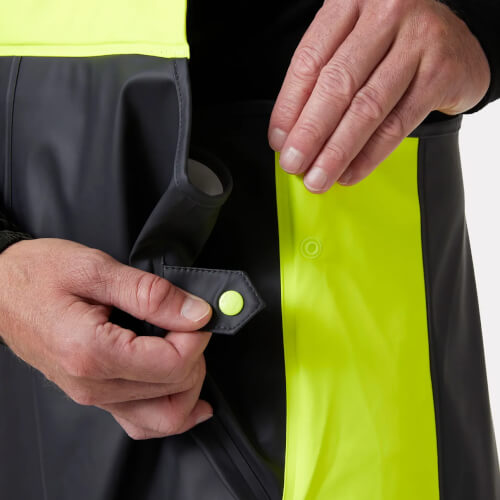 70596 Alna 2.0 fluo gele regenbroek met bretels