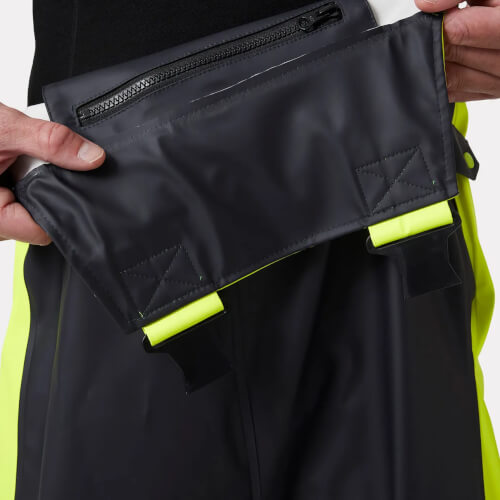 70596 Alna 2.0 fluo gele regenbroek met bretels