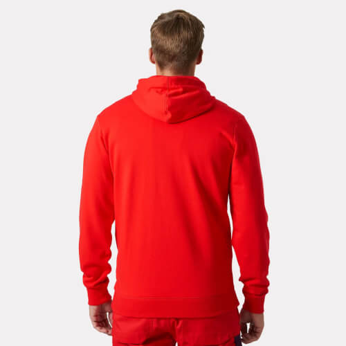 Helly Hansen 79328 Classic alert red werkvest in persoon achterzijde