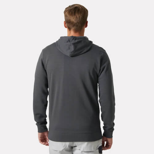 Helly Hansen 79328 Classic donkergrijs werkvest in persoon achterzijde
