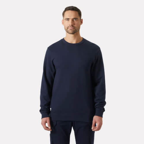 Helly Hansen 79324 590 Classic marineblauw sweatshirt in persoon
