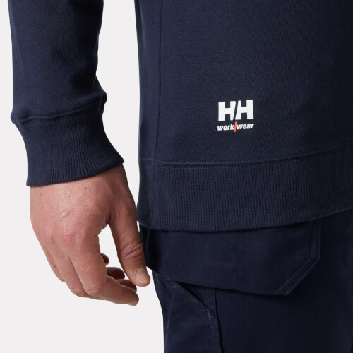 Helly Hansen 79324 590 Classic marineblauw sweatshirt hh logo