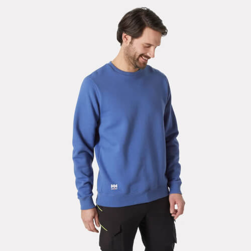 Helly Hansen 79324 558 Classic blauw sweatshirt in persoon