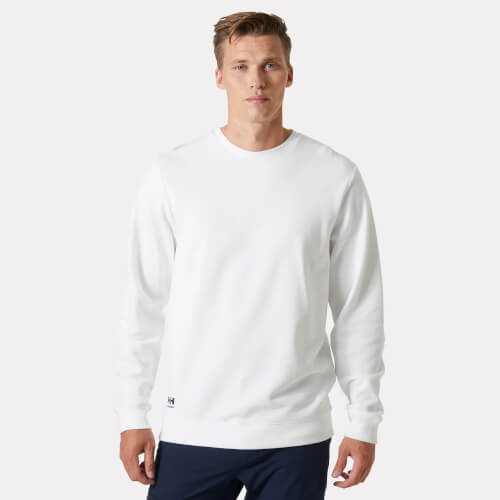 Helly Hansen 79324 900 Classic wit sweatshirt in persoon