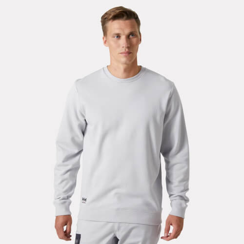 Helly Hansen 79324 910 Classic lichtgrijs sweatshirt in persoon