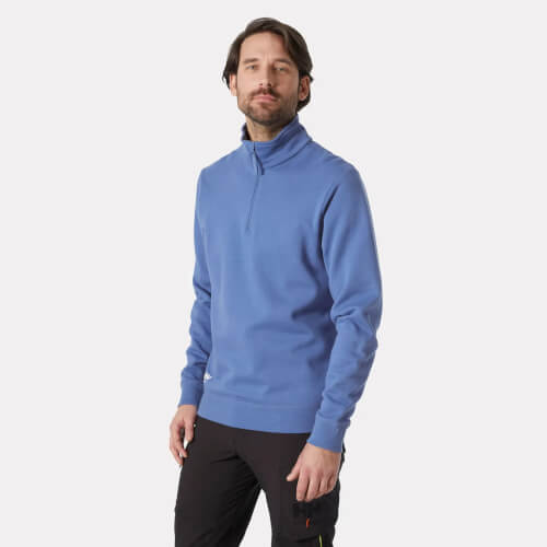 Helly Hansen 79325 558 Classic blauw sweatshirt in persoon