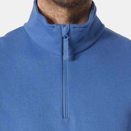 Helly Hansen 79325 558 Classic blauw sweatshirt halve ykk rits
