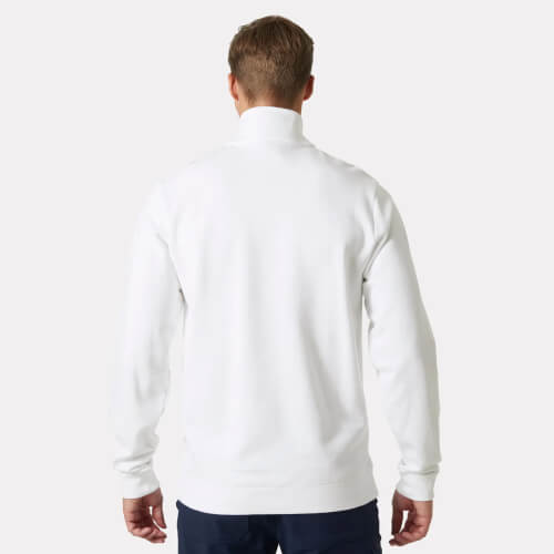 Helly Hansen 79325 900 Classic wit sweatshirt in persoon achterzijde