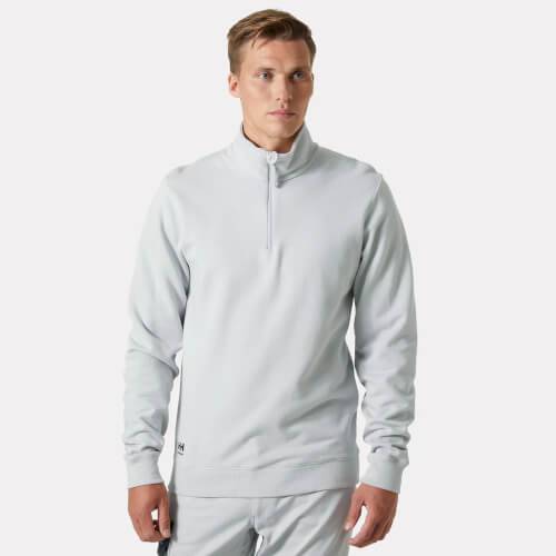 Helly Hansen 79325 910 Classic lichtgrijs sweatshirt in persoon