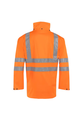 Sioen 598Z Monoco fluo oranje werkjas achterzijde