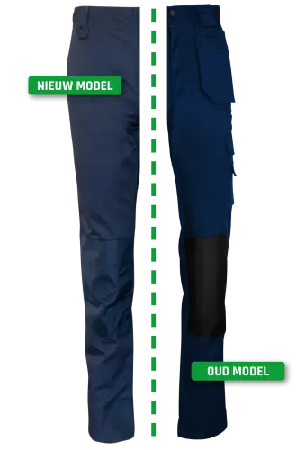 OXXA 7260 eduard blauwe werkbroek vernieuwd