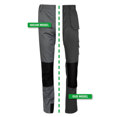 OXXA 7260 Eduard grijze werkbroek vernieuwd model