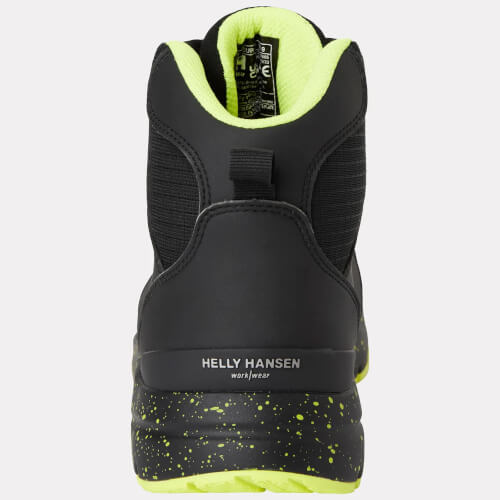 Helly Hansen 78321 Manchester zwart/gele veiligheidsschoenen achterzijde