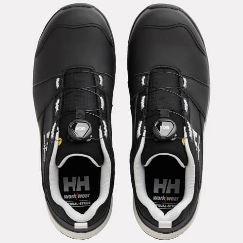 Helly Hansen 78325 999 Manchester zwarte veiligheidsschoenen bovenaanzicht