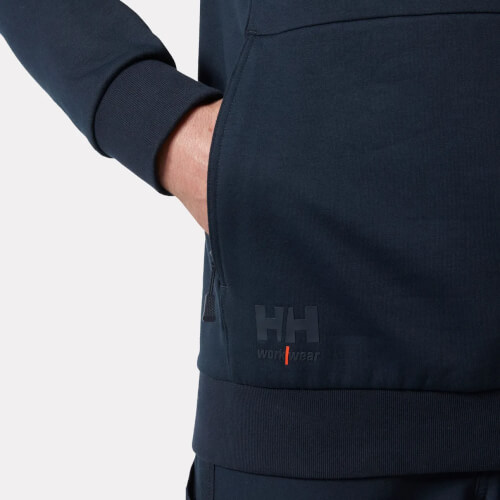 Helly Hansen 79346 Evo marineblauwe hoodie kangoeroezak