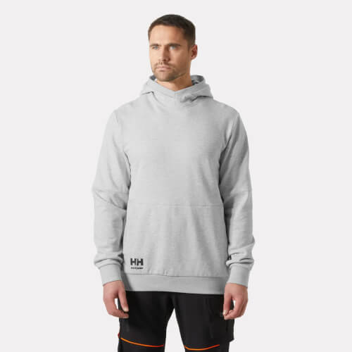 Helly Hansen 79346-932 Evo grijze hoodie in actie