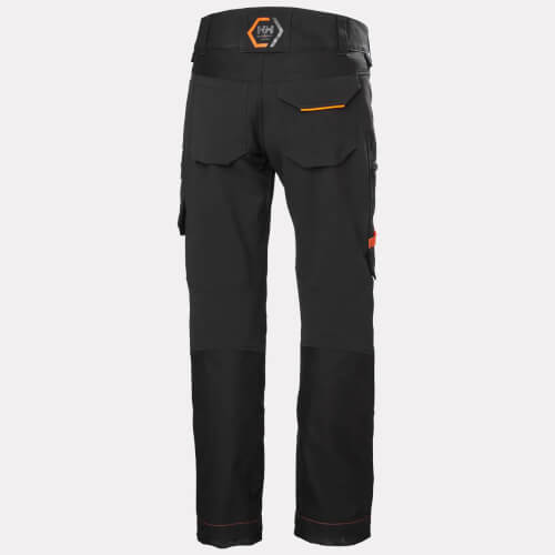 Helly Hansen 77553 Chelsea Evolution 2.0 zwarte werkbroek achterzijde
