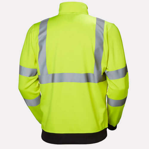 Helly Hansen 79096-360 Addvis fluo geel sweatshirt achterzijde