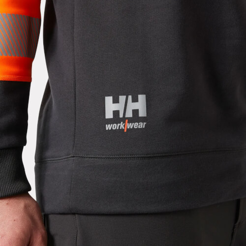 Helly Hansen 79272-269 ICU oranje sweater logo