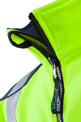Sioen 167AA2TU2-278-Drayton softshell werkjas rits met kinbeschermer
