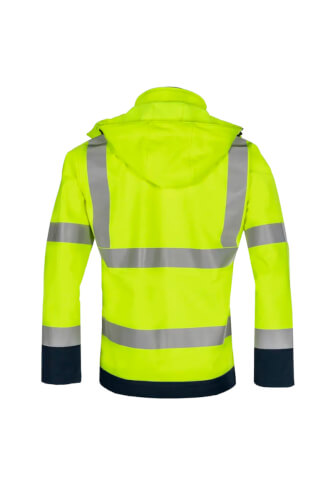 Sioen 9933A2TU1-803 Fuller softshell werkjas achterzijde