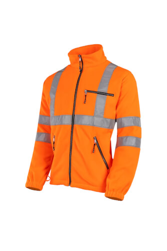 Sioen 131ZA2T01-FC1 Reims fluo oranje fleecejas