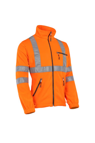Sioen 131ZA2T01-FC1 Reims fluo oranje fleecejas
