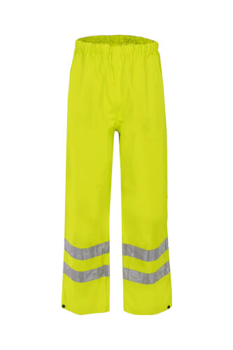 Sioen 199AA2X98-FY1 Bitoray fluo gele regenbroek achterzijde